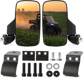 Esploratori 765074136528 Utv Side Mirrors Compatible With Polaris -1 For Profiled Tube