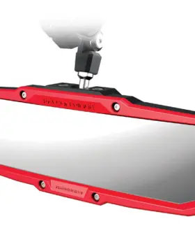 56-19047 Falcon Ridge B11 56-19044 Timberline Rugged Rearview Pro-fit Profiled Mirror With Red Trim