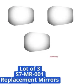 S7-mr-001 Fastway S7 Replacement Mirror Pro Moto Billet Enduro Lot Of 3