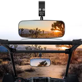 Fm05rm201 Frokom Utv Rear View Mirror Rzr Center For 1.75 Inch -2 Roll Ba