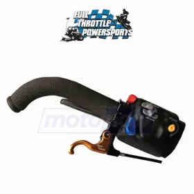 Chz9 Full Throttle Mn/chz9 Goldfinger Left Hand Kit For 2016-2021 Yamaha Yfm700k Vx