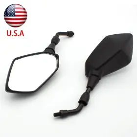 Fx-mr515l-ks-211108-2 Fxcnc 10mm Handlebar Universal Rear View Side Mirror Motorcycle Rearview Adjustable