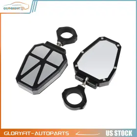 Go167sg463f167 Gloryfit-autoparts Aluminum Utv Side Cnc Mirrors 1.75 Inch For Polaris Ranger Rzr 800 900 1000 Can-am
