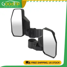 Go11711o191dt Goodtrip-autoparts For Polaris Yamaha Honda Pair Utv Atv 1.6 Inch -2 Roll Cage Rear Mirrors High Impact