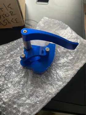 La1034892cm Haiouus For Banshee Yfz Raptor 350 660 700 Billet Thumb Throttle Assembly Blue Atc