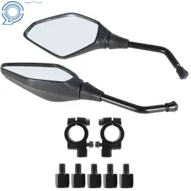 Hp75834 Happy19star Atv Rear View Side Mirrors Connectors For Can-am 2007-2018 Ds250 New