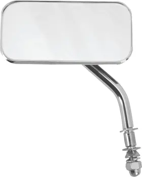153086 Harddrive Chrome Rectangular Side Mirror Fits Harley Davidson Xg And Xl