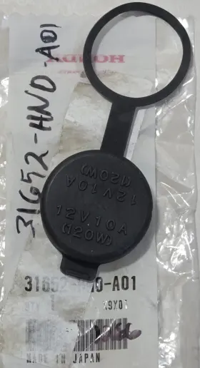 31652-hn0-a01 Honda New Trx 450 500 650 680 Rincon Foreman Power Socket Cap Oem