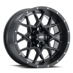 Iw-3415-137978 Itp Storm 14x7 4/110 Hurricane Blk 2 5 Yfm 250x Bear Tracker 2x4 Sra 1999-2004