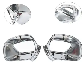Kabusikikaisya-kawausa 550747729240 Rear View Side Mirror Housing Case Cover For Honda Gl1800 Goldwing 01-11 Chrome