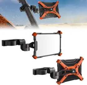16209 Kemimoto Billet Aluminum Utv Side Mirrors For 1.65 Inch -2 Roll 7 X5.5 Orange