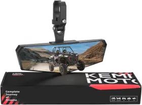 B0106-06101bk Kemimoto Utv Rear View Mirror Sxs Clear 10.1 In X 3.14 Black
