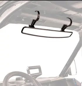 B0106-09901bk Kemimoto Rear View Mirror Polaris Rzr 1.75 Inch Clamps Convex Design