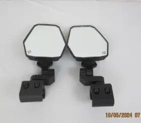 B0106-11201bk Kemimoto Utv Rear View Side Mirror With Pro-fit Bar For Polaris Ranger Can Am Maverick Trail