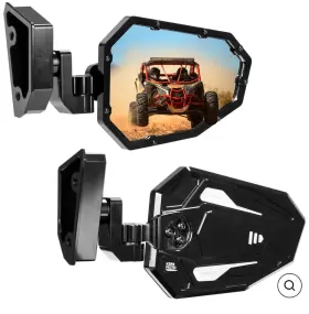 B0106-16213-bk Kemimoto Utv Aluminum Side Mirrors Set Can Am Maverick R 2024