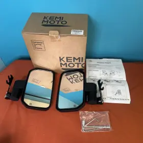 B0106-16264-bk Kemimoto Rops Bar Mounted Side Mirrors For Utv 16-26 Polaris General 1000 4 Xp