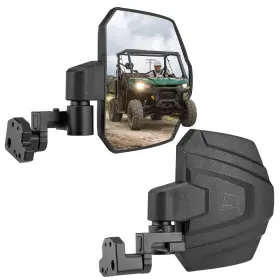 Kemimoto B0106-16269-bk Large Utv Side Mirror Compatible With 2016-2026 Standard Balck