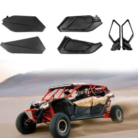 Ftvmi020 Kemimoto Ftvdi012 Front Rear Lower Door Panels And View Mirrors For Can-am X3 Max 2017-2025