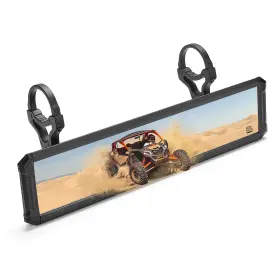 Kmb0106-14702bk Kemimoto 15 Inch Large Utv Rear View Mirror Billet Aluminum 16.3 3.7 Black