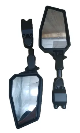 Kmumi034-01101bk Kemimoto Utv Side View Mirrors - 1.75-2in Roll Bar W Adjustable Alum Clamp Polaris Rzr
