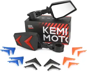 Utvb0106-01101bk Kemimoto Utv Black Blue 13.27 X 6.65 6.57 Inches Red Orange