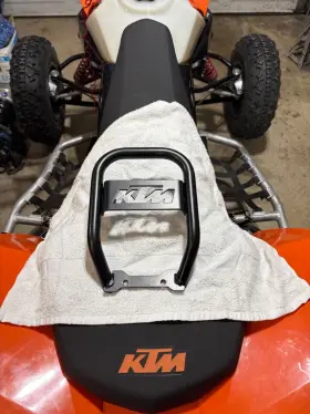 505sx Ktm 8300300300030 Atv 450sx 450xc 525xc Black Aluminum Front Bumper Grab Bar