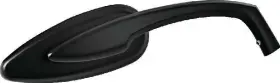 Kuryakyn 191209022372 Teardrop Mirrors Satin Black