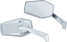 5918 Kuryakyn Hex Mirrors Chrome