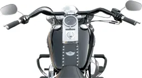 La-7303-01b La Choppers New 1 1/4 Inch Big Johnson Fl Handlebars Black
