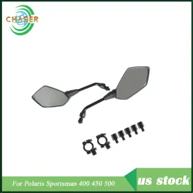 Cer105580c Labworkmoto 500 2007-2015 For Can-am Outlander Atv Rear View Side Mirrors