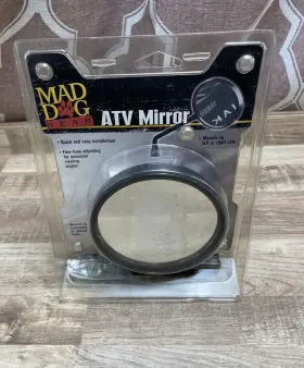 A728blk-00-000 Mad Dog Gear New Atv Mirror Mounts To Composite Or Tubular Racks
