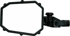 Mutvmir-es1-ccs Moose Ob Breakaway Side Mirror Black Clamp-on Roll Cage Mount Adjustable