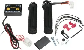 1071981 Moose Racing Atv Clamp-on Dual Zone Heated Grips