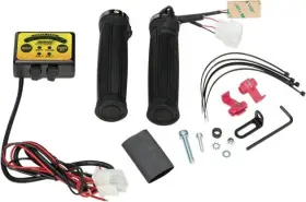 1071982 Moose Racing Atv Clamp-on Quad Zone Heated Grips