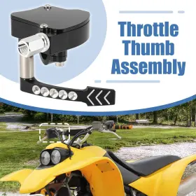 Motoforti 782685397025 7/8 Inch Motorcycle Thumb Throttle Assembly Lock For Yamaha Banshee 350 1987-2006
