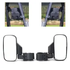 Motorshop168 550722663538 Rear View Mirror Side Mirrors 1.75 Inch 2 Roll Bar For Polaris Rzr Yamaha Utvs Us