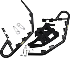 2481-m163540-atv Motorsport Products Ez-fit Nerf Bars-black For 2009-2018 Yamaha Yfz450r Se Atv