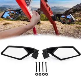 Autv-x3-059 Mzyparts #my Utv Racing Rear View Side Mirrors For 2017-2024 Can Am Maverick X3 Xrs Xds Max