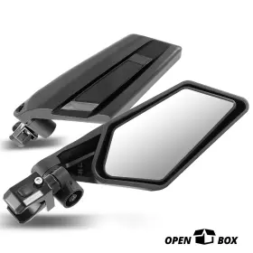 Npm-mpmru009 Newpoint Motor Open-box Universal Utv Convex Roll Cage Bar Mount Adjustable Side View Mirrors