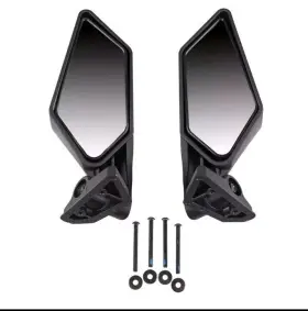 519-kmi2236r Niche Utv Side View Mirror Set For Can-am Maverick X3 R Max 715002898 Black