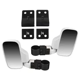 Mk1002937 Niche White Side View Mirror Pro-fit Set For Polaris Rzr 900 Ranger 570 500 Xp 1000