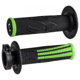 1874540110 Odi V2 Emig Pro Mx Lock-on Grips Black/green For Atv/utv