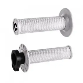 1928970048 Odi V2 No-waffle Mx Lock-on Grips White - Soft Compound For Atv/utv
