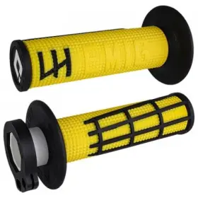 2115860091 Odi V2 Emig 2.0 Mx Lock-on Grips Yellow/black For Atv/utv