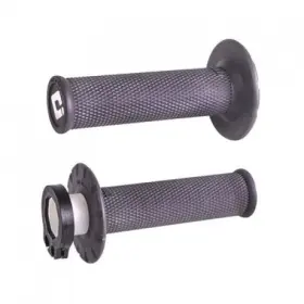 H36nwh Odi V2 No-waffle Mx Lock-on Grips Graphite For Atv/utv