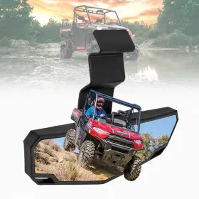 Oumurs Mppb385paoo57oo1zb Utv Center Rear View Mirror For 2015 2016 Polaris Ranger Xp 570 Crew /