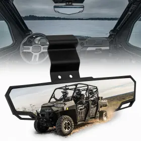 Mppb385paoo57ooo1zb Oumurs Car Utv Center Rear View Mirror For Polaris Ranger 900 1000 Crew/can Am Defender