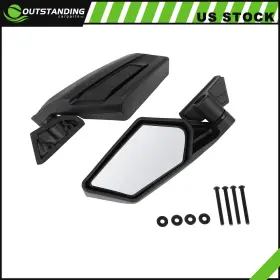 Ou11261616167464parts Outstanding-carparts Racing Side Rearview Mirrors For Can Am Maverick X3 Max Turbo R 2017-2021 Utv