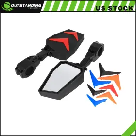 Ou11808928167465parts Outstanding-carparts Utv 1.75 Inch Side View Mirrors For Polaris Rzr S 800 Pro Xp Honda Talon 1000r 1000x