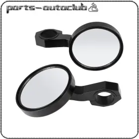 Pac1086083201part Parts-autoclub Utv Rear View Round Mirror 1.75 Inch Clamp Fits Polaris Rzr 800 1000 Xp 900 S